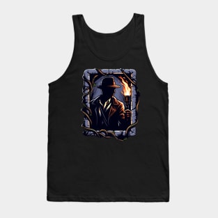 Epic Adventurer - Explorer with Torch in Hand - Adventure Tank Top